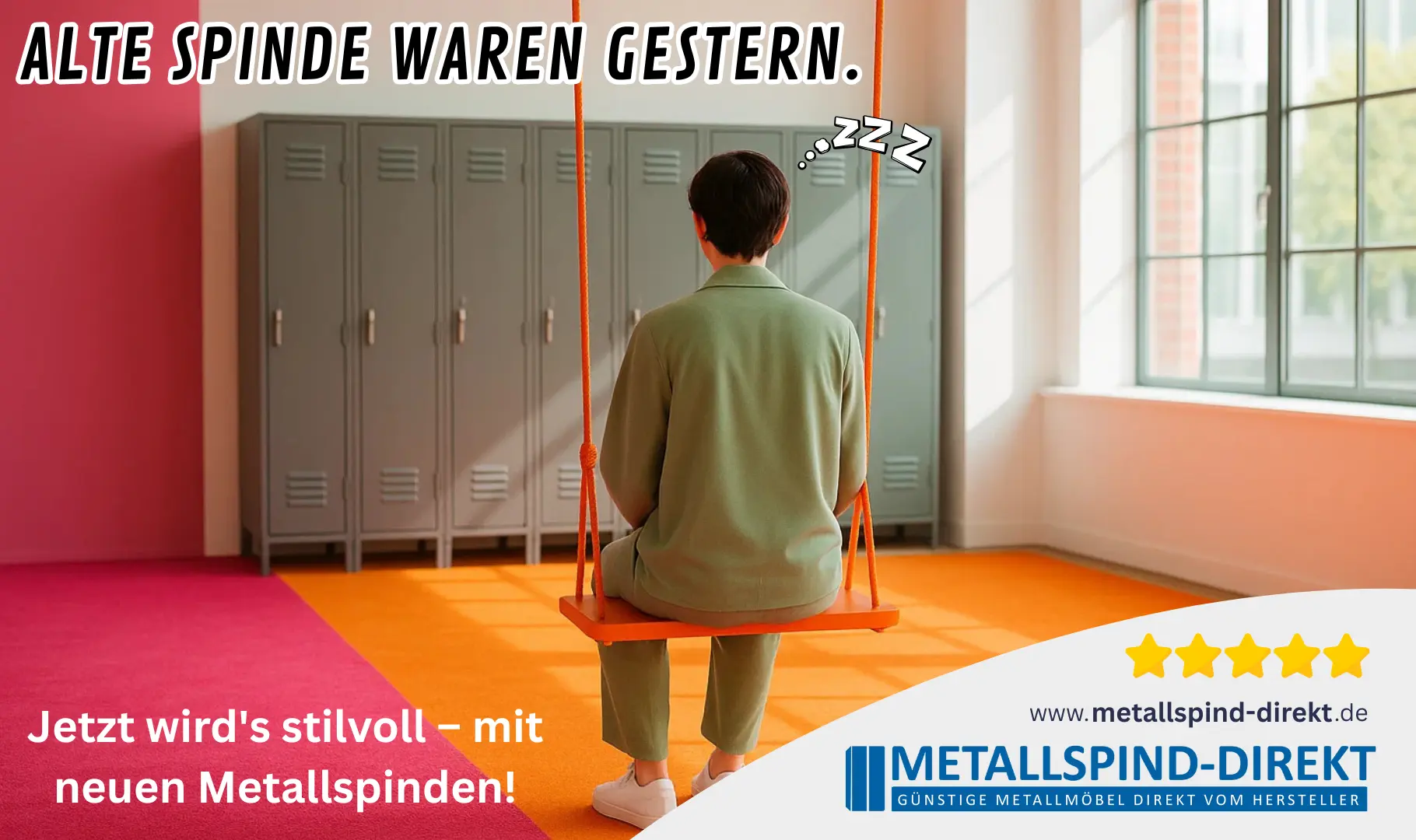 Neue Metallspinde und Schliessfachschränke von Metallspind-direkt kaufen