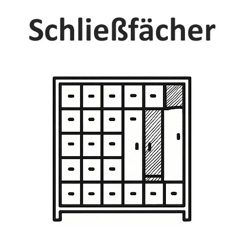 Schließfachschrank/Schließfachspinde