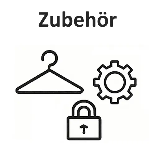 Zubehör für Spinde und Schränke